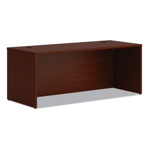 HON Mod Desk Shell, 72" x 30" x 29", Traditional Mahogany