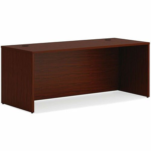 HON Mod HLPLDS7230 Desk Shell - 29" Height x 72" Width x 30" Depth - Finish: Traditional Mahogany