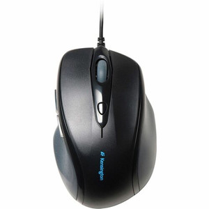 Kensington Pro Fit Full-Size Mouse USB - Optical - Cable - Black - USB - 3200 dpi