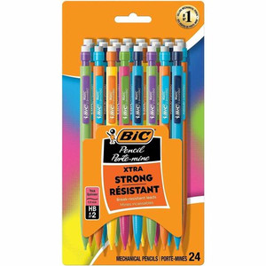 BIC Xtra Strong No. 2 Mechanical Pencils - 0.9 mm Black Lead - #2 - Assorted Barrel