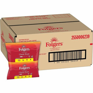 Folgers Filter Pack Classic Roast Coffee - Regular - 0.9 oz Per Pouch - Filter Pack - 10/Pack