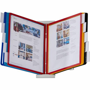 DURABLE InstaView Desktop Reference System - Desktop - 10 Panels - Support Letter 8.50" x 11" Media - Expandable