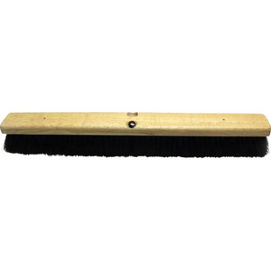 Genuine Joe Hardwood Block Broomhead - 2.75" Tampico Fiber Bristle - 24" Overall Length - (GJO99655)