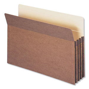 Smead Redrope Drop Front File Pockets, 3.5" Expansion, Legal Size, Redrope, 25/Box (SMD74224) View Product Image