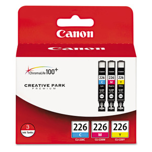 Canon 4547B005 (CLI-226) Ink, Cyan/Magenta/Yellow, 3/Pack View Product Image