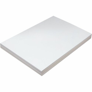 Pacon Tagboard - Craft, Art - 12" Width x 18" Length - White