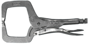 Stanley Products The Original Locking C-Clamp W/Reg Tips 6 In L 2-1/8 In Max 1-1/2 In Throat D (586-6R) Stanley Products The Original Locking C-Clamp W/Reg Tips 6 In L 2-1/8 In Max 1-1/2 In Throat D (586-6R)