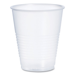 Dart High-Impact Polystyrene Squat Cold Cups, 12 oz, Translucent, 50 Cups/Sleeve, 20 Sleeves/Carton (DCCY12S) View Product Image