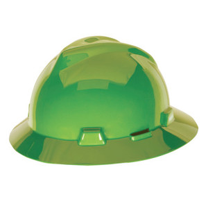 Hat V-Guard Ratchet Suspension Fluorescent Grn (454-815570) View Product Image