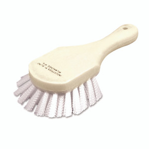 AbilityOne 7920000610038, SKILCRAFT All-Purpose Scrub Brush, White Nylon Bristles, 3" Brush, 1.25" Nylon Bristles, Plastic Block