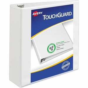 Avery TouchGuard View 3 Ring Binder - 3" Binder Capacity - Letter - 8 1/2" x 11" Sheet Size - 635 Sheet Capacity - 635 Ring(s)