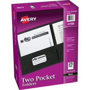 FOLDER;2-POCKET;LETTER;BLK