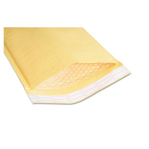 AbilityOne 8105001179886 SKILCRAFT Sealed Air Jiffylite Mailer, #7, Bubble Cushion, Self-Adhesive Closure, 14.5 x 20, Gold Kraft, 50/Box (NSN1179886) View Product Image