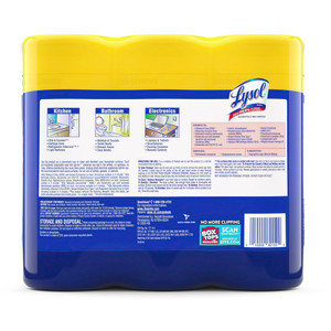Lysol Disinfecting Wipes 3-pack (RAC82159) View Product Image