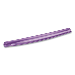 Fellowes Gel Crystals Keyboard Wrist Rest, 18.5 x 2.25, Purple (FEL91437) View Product Image