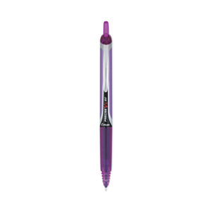 Pilot Precise V5RT Roller Ball Pen, Retractable, Extra-Fine 0.5 mm, Purple Ink, Purple Barrel (PIL26066) View Product Image
