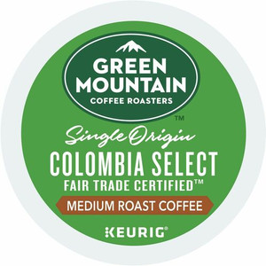 Green Mountain Coffee Roasters K-Cup Colombia Select Coffee - Compatible with Keurig Brewer - Regular - Medium - K-Cup - Columbian Fair Trade Select
