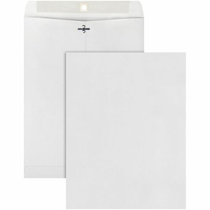 Quality Park 10 X 13 Clasp Envelopes with Deeply Gummed Flaps - Clasp - #97 - 10" Width x 13" Length - 28 lb - Gummed