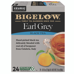 Bigelow Earl Grey Tea K-Cup Pack, 24/Box