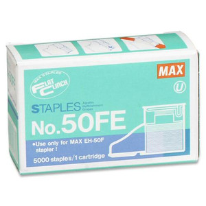 MAX Flat Clinch Heavy-Duty Stapler Cartridge (MXB50FE) View Product Image