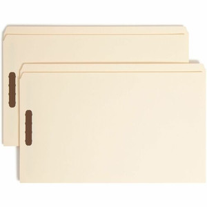 Smead Straight Tab Cut Legal Recycled Fastener Folder - 8 1/2" x 14" - 3/4" Expansion - 2 x 2K Fastener(s) - 2" for Folder - 11 pt.