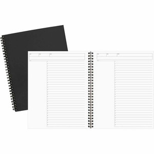 Mead 1 - Subject Action Planner Notebook - Letter - 80 Sheets - Double Wire Spiral - 0.34" Ruled