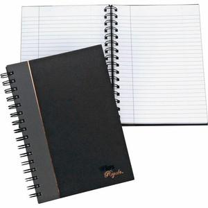 TOPS Sophisticated Business Executive Notebooks - 96 Sheets - Wire Bound - 20 lb Basis Weight - 5 7/8" x 8 1/4" Sheet Size - White Paper