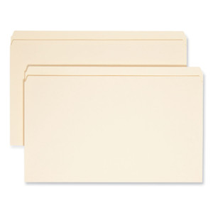 Smead Manila File Folders, Straight Tabs, Legal Size, 0.75" Expansion, Manila, 100/Box