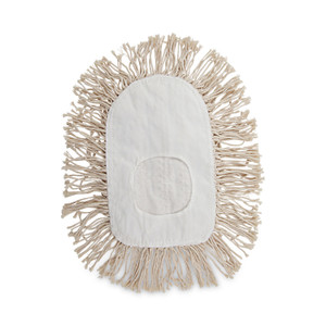Boardwalk Wedge Dust Mop Head, Cotton, 17.5 x 13.5, White (BWK1491) View Product Image
