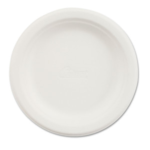 Chinet Paper Dinnerware, Plate, 6" dia, White, 1,000/Carton (HUH21225) View Product Image