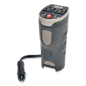 Tripp Lite by Eaton PowerVerter Ultra-Compact Car Inverter, 200 W, Two AC Outlets/Two USB Ports