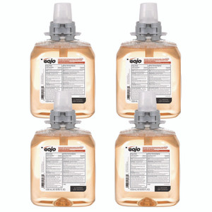 GOJO Luxury Foam Antibacterial Handwash Refill, Fresh Fruit Scent, 1,250 mL, 4/Carton