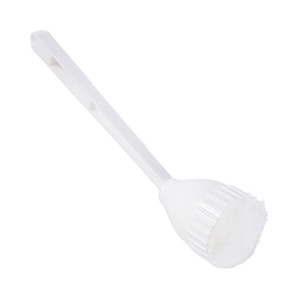 Boardwalk Cone Toilet Bowl Mop, 10" Handle, 2" Mop Head, White, 25/Carton