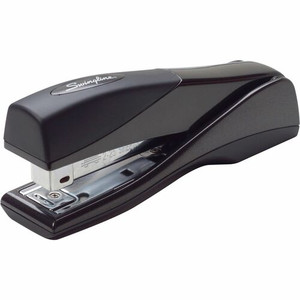 Swingline Optima Grip Stapler - Staples Upto 25 Sheet of 20lb Paper - Holds Upto 210 Staple - Full Strip - Staple Size: 0.25" - Graphite Black