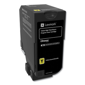 Lexmark 84C1HY0 Return Program Unison High-Yield Toner, 16,000 Page-Yield, Yellow