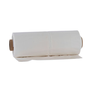 Boardwalk Industrial Drum Liners Rolls, 60 gal, 2.7 mil, 38" x 63", Clear, 50/Carton