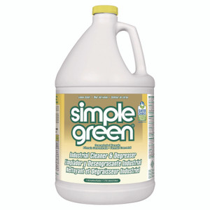 Simple Green Industrial Cleaner and Degreaser, Concentrated, Lemon, 1 gal Bottle, 6/Carton
