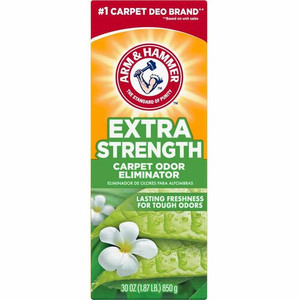 Arm & Hammer Extra-Strength Carpet Odor Eliminator - For Carpet - Recommended For: Odor Remover - Deodorize - White