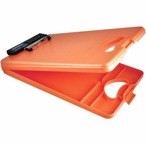 Saunders Deskmate II Storage Clipboard - 0.50" Clip Capacity - Storage for Stationary - Bottom Opening - 10" x 16" Sheet Size - Polypropylene