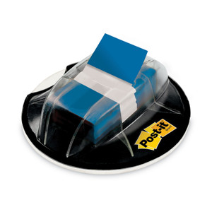 Post-it Flags Page Flags in Desk Grip Dispenser, 1 x 1.75, Blue, 200/Dispenser