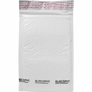 Sealed Air Tuffgard Premium Cushioned Mailers - Bubble - #0 - 6" Width x 10" Length - Peel & Seal - White