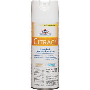 Clorox Healthcare Citrace Hospital Disinfect/Deodorizer - For Multipurpose - 14 fl oz (0.4 quart) - Fresh Citrus Scent - Recommended For: Odor Remover - Disinfectant, Deodorize, Anti-bacterial