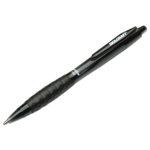 AbilityOne 7520014457233 SKILCRAFT VISTA Ballpoint Pen, Retractable, Fine 0.7 mm, Black Ink, Smoke Barrel, Dozen (NSN4457233) View Product Image