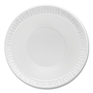 Dart Non-Laminated Foam Dinnerware, Bowl, 5 oz, White, 125/Pack, 8 Packs/Carton (DCC5BWWC) View Product Image