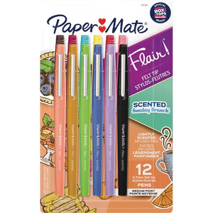 Paper Mate Flair Scented Pens - 0.7 mm Medium Pen Point - Multicolor Ink - Water Based