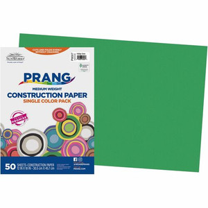 Prang Construction Paper - Multipurpose - 12" Width x 18" Length - Holiday Green