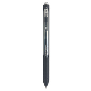 Paper Mate InkJoy Gel Pen, Retractable, Medium 0.7 mm, Black Ink, Black/Smoke Barrel, 36/Pack