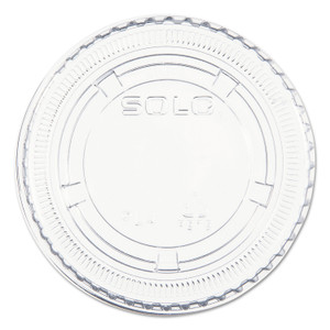 Dart Portion/Souffle Cup Lids, Fits 3.25 oz to 9 oz Cups, Clear, 125/Pack, 20 Packs/Carton (DCCPL4N) View Product Image