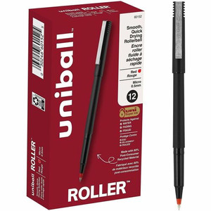 PEN;UNIBALL;ROLLER;0.5MM;RD