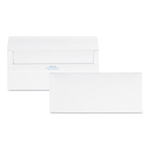 Quality Park Redi-Seal Envelope, #10, Commercial Flap, Redi-Seal Adhesive Closure, 4.13 x 9.5, White, 500/Box